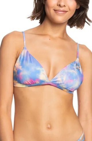 Pop Surf Tie Dye Triangle Bikini Top