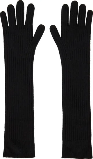Studio Nicholson Black Dore Gloves