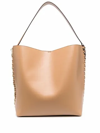 Large Chain-Link Trim Tote Bag