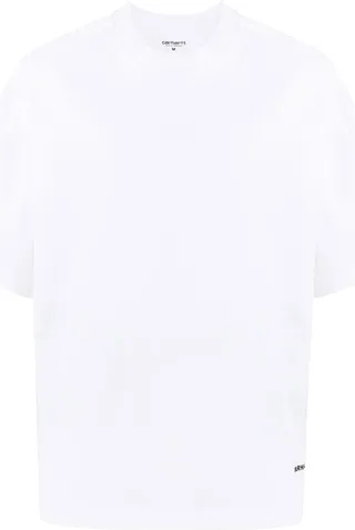 Link Script organic cotton T-shirt