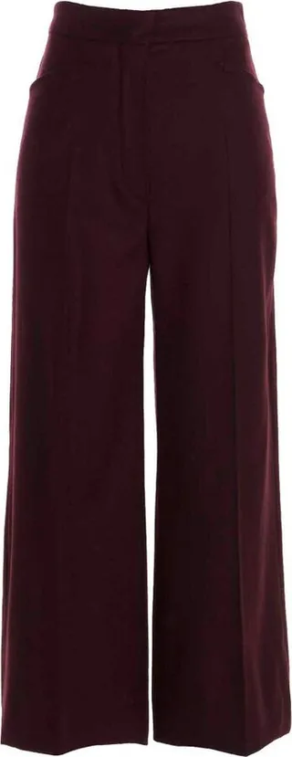 Max Mara Studio High Waist Wide-Leg Pants