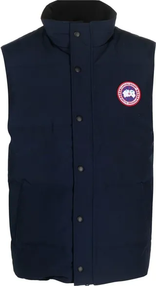 Logo-Patch Puffer Gilet