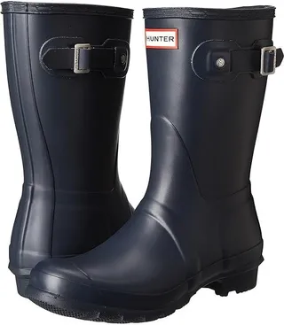 Hunter Original Short (Navy Matte) Women's Rain Boots