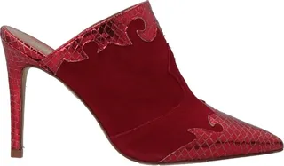 Mules & Clogs Red