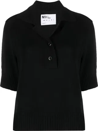 Short-Sleeve Knitted Top