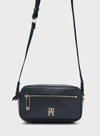 Iconic Logo Detail Crossbody Bag