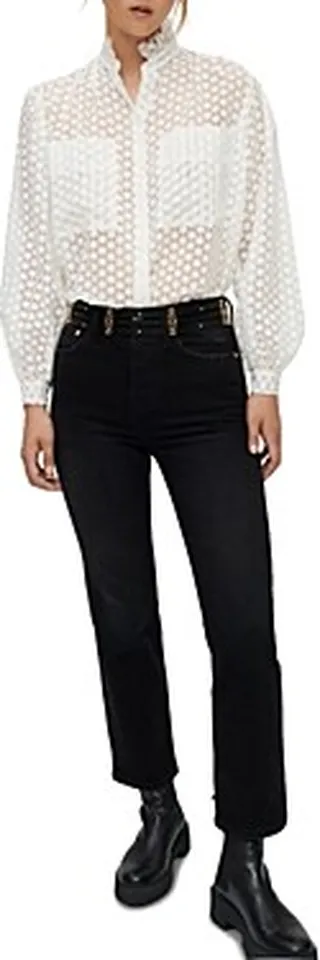 Maje Pepite Slim Fit Jeans