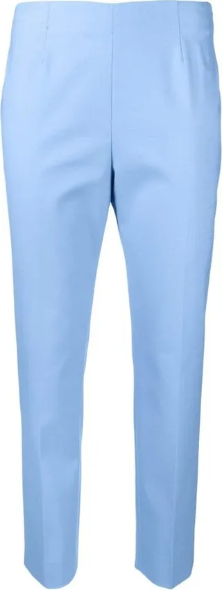 Cropped Straight-Leg Trousers