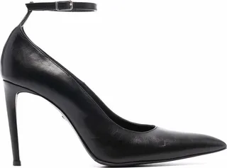 105mm Pointed-Toe Leather Pumps