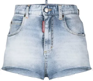 High-Waisted Denim Shorts
