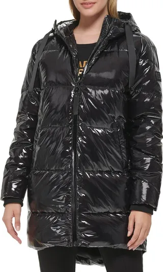 Cocoon Water Resistant Down & Polyester Fill Puffer Jacket