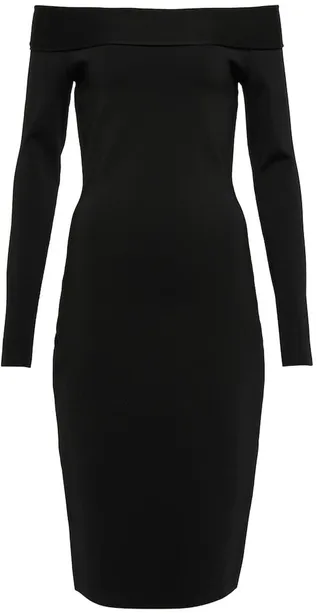 Off-shoulder midi dress