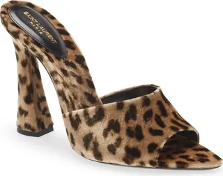 Gippy Animal Print Slide Sandal