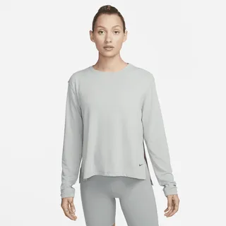 Women's Nike Yoga Dri-FIT Long-Sleeve Top in Grey