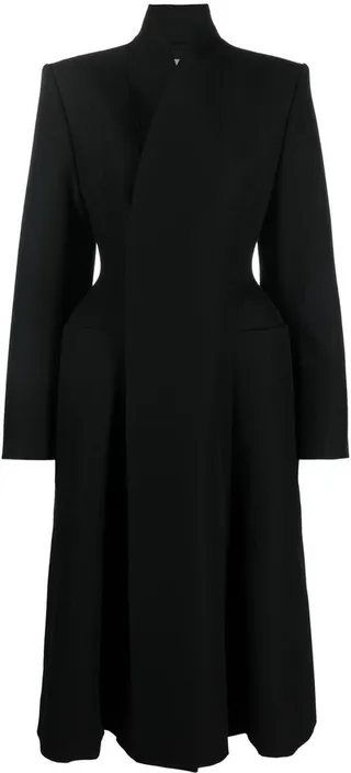 Flared Hourglass Coat