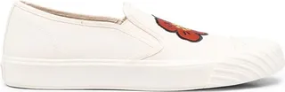 Floral-Print Slip-On Sneakers