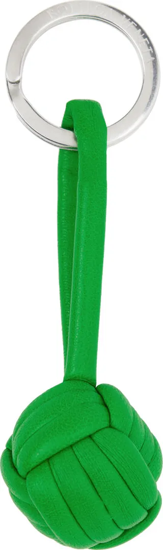 Bottega Veneta Green Charm Keychain
