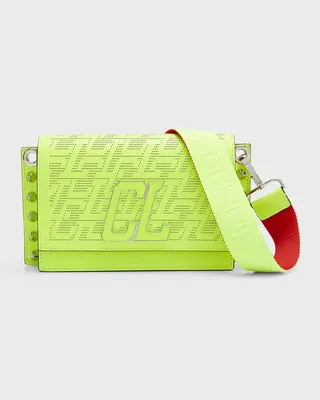 Men's Wallstrap CL-Perforated Leather Messenger Bag