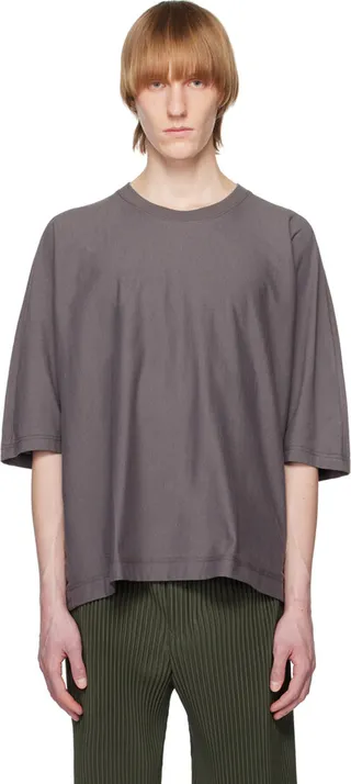 Homme Plissé Issey Miyake Gray Release-T 2 T-Shirt