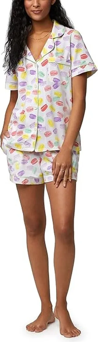 Bedhead PJs Short Sleeve Shorty Set (Macarons) Women's Pajama Sets