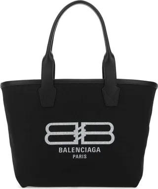 Balenciaga BB Logo Printed Tote Bag