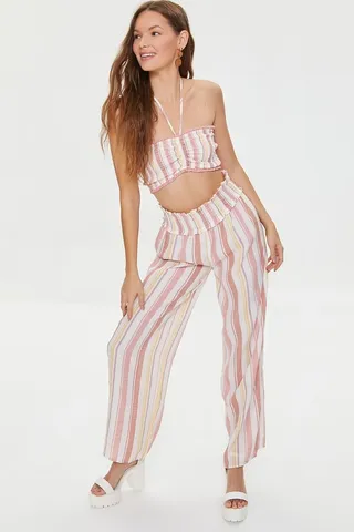 Halter Crop Top & Pants Set