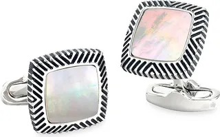 Mop Soft Wavy Frame Cuff Links