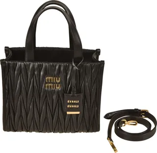 Logo Plaque Top Handle Tote
