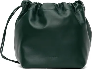 Jil Sander Green Dumpling Crossbody Bag