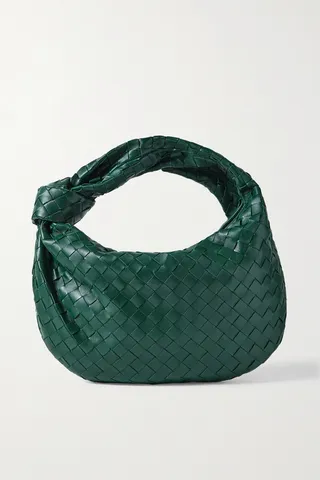 Bottega Veneta - Jodie Teen Knotted Intrecciato Leather Tote - Green