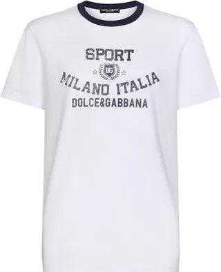 Cotton T-shirt with print