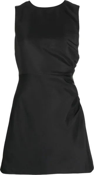 Rachel bow-detail mini dress