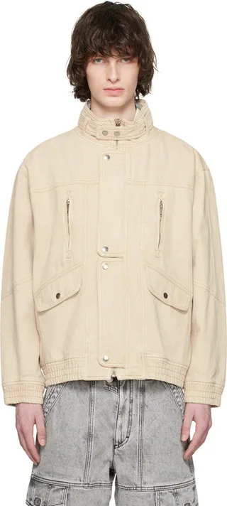 Isabel Marant Beige Jakito Denim Jacket