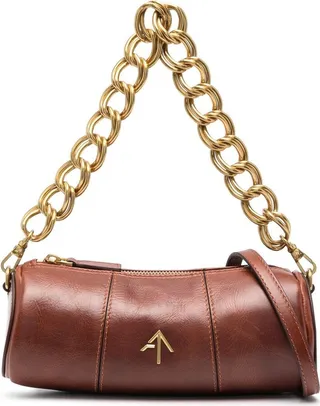 MANU ATELIER- Xx Mini Cylinder Leather Shoulder Bag