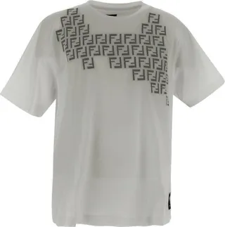 Fendi Monogram Print Crewneck T-Shirt