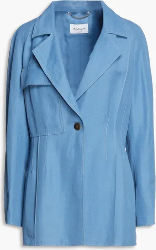 Twill blazer