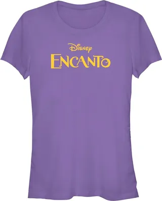 Junior's Encanto Classic Logo T-Shirt - Purple - 2X Large