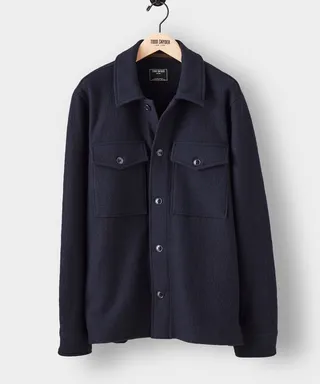Italian CPO Shirt Jacket in Navy
