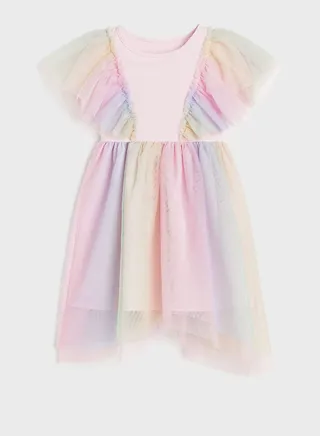 Kids Essential Tulle Midi Dress