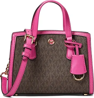 MICHAEL Michael Kors Chantal Extra Small Crossbody (Cerise) Handbags