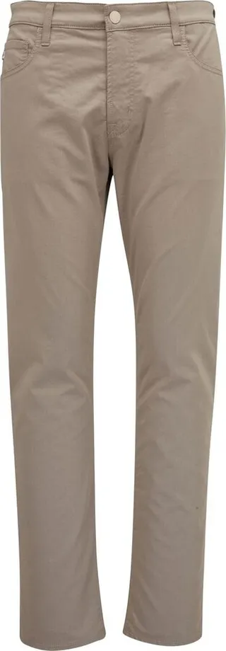 Logo-Patch Straight-Leg Trousers