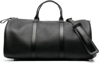Pebbled-Texture Holdall Bag