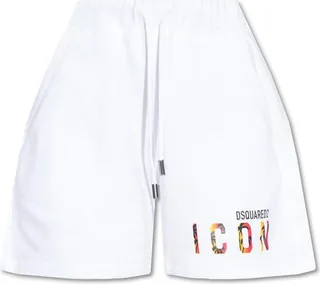 Dsquared2 Icon Logo-Printed Drawstring Track Shorts