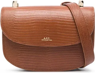 mini Genève snakeskin-effect shoulder bag