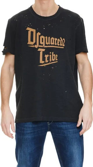 Dsquared2 Distressed Crewneck T-Shirt