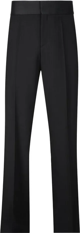 Valentino High Waist Straight Leg Trousers