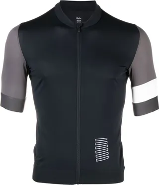 Black Pro Team Cycling Jersey Top