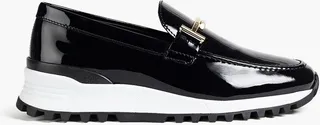 + Alber Elbaz Double T patent-leather loafers