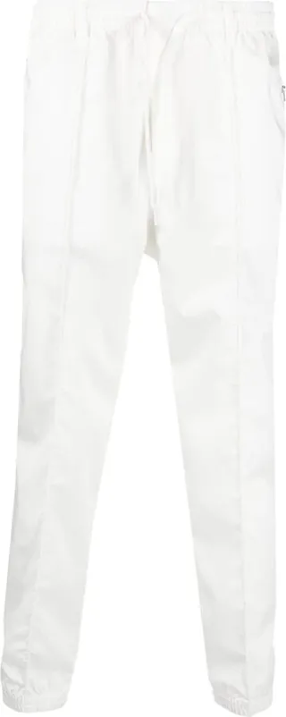 Logo-Plaque Tapered-Leg Trousers
