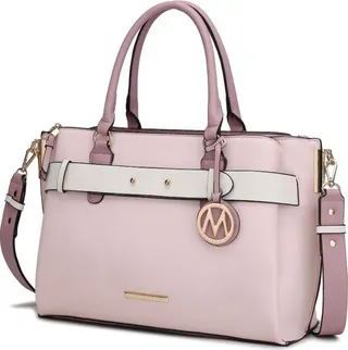 MKF Collection by Mia K Jamie Satchel Handbag For Women's - Pink